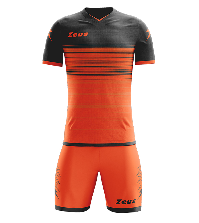 Волейбольная форма мужская Zeus ELIOS KIT Светло-оранжевый/Черный
